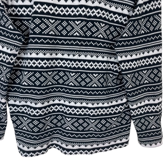 ⭐️2/$20 Lauren Ralph Lauren Active Pull Over Nordic Print Quarter Zip Jacket - Picture 10 of 12